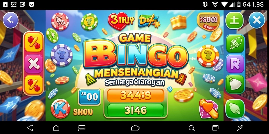 Gameplay utama 3446 yang menampilkan keseruan Bingo.