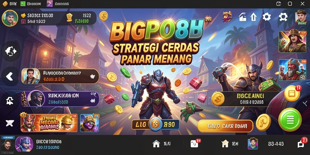 Tangkapan layar utama menampilkan aksi strategis dari BIGPO88.