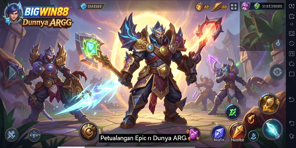 Tampilan gameplay menakjubkan dari BIGWIN88 yang penuh aksi ARPG.