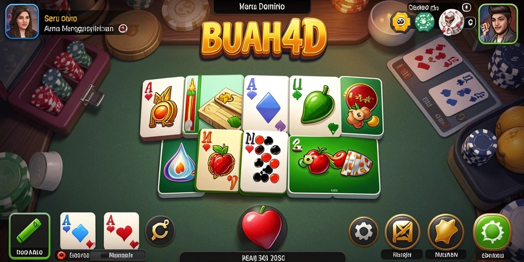 Tampilan gameplay seru dari BUAH4D yang menarik.