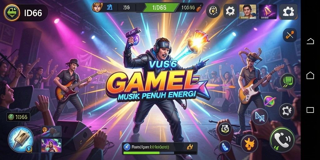 Screenshot ID66 menampilkan momen seru saat bermain musik.