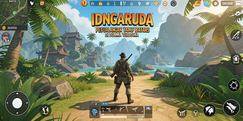 Tampilan gameplay menakjubkan dalam dunia terbuka IDNGARUDA.