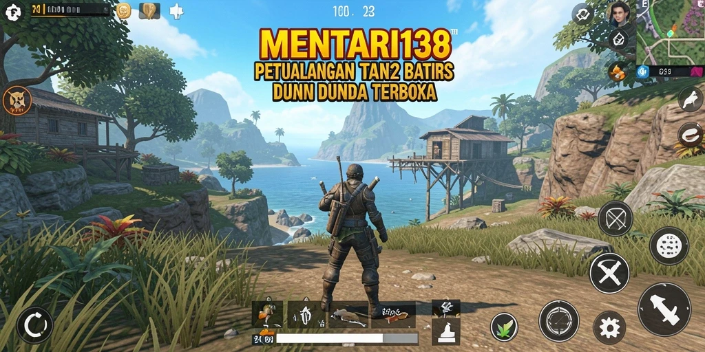 Screenshot gameplay MENTARI138 menampilkan aksi seru dalam dunia terbuka.