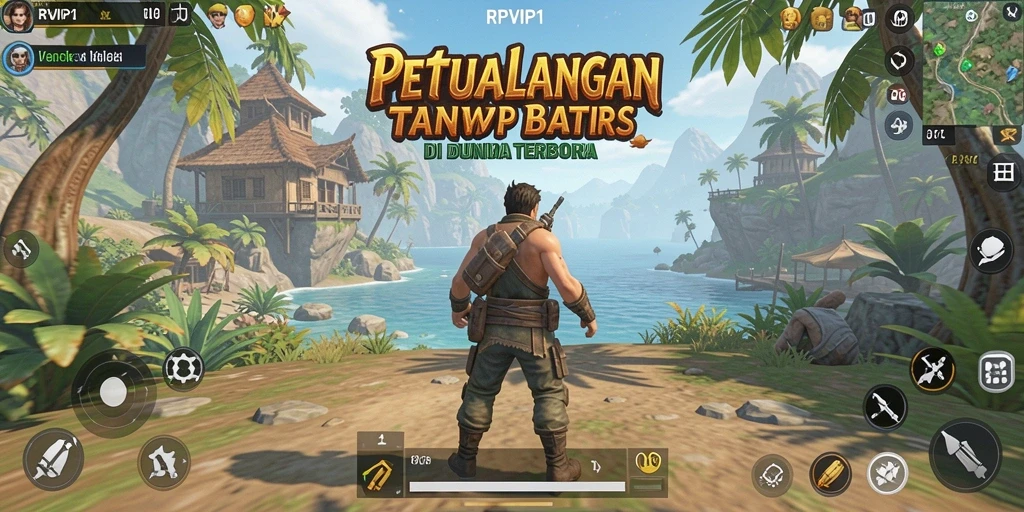 Tampilan screenshot gameplay RPVIP1 yang menampilkan dunia luas untuk dijelajahi.