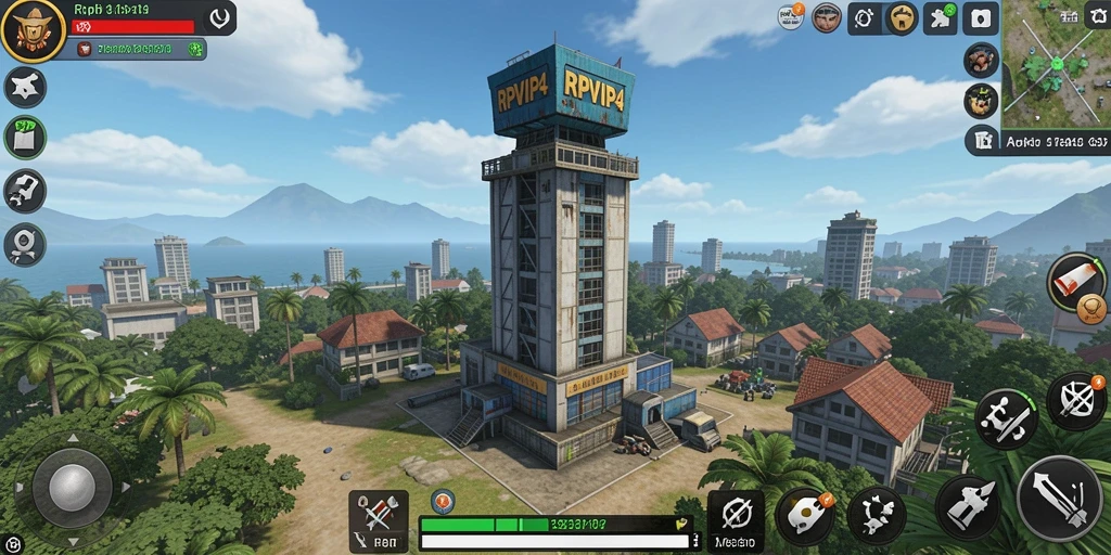 Tampilan mendebarkan dari gameplay RPVIP4 dengan strategi Tower Defense yang cerdas.