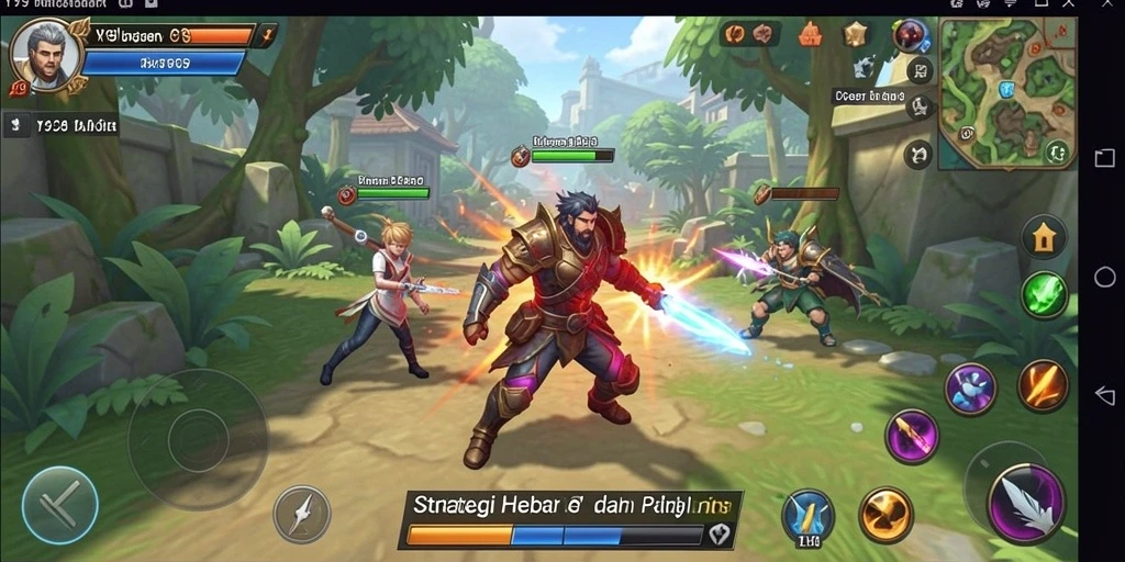 Tangkapan layar dari gameplay <strong>Y89</strong> menunjukkan strategi dan pertempuran yang intens.